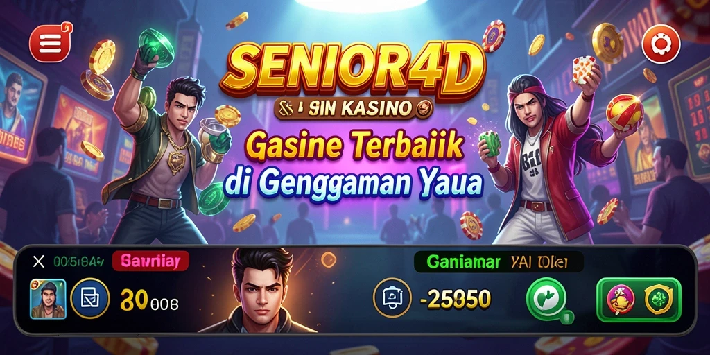 Tampilan gameplay yang menarik di SENIOR4D Kasino.